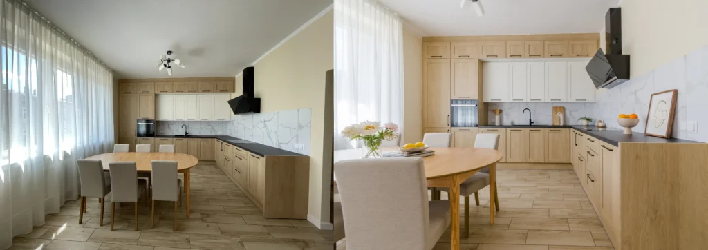 home staging kuchnii w Łodzi